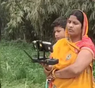 success story, begusarai drone pilot