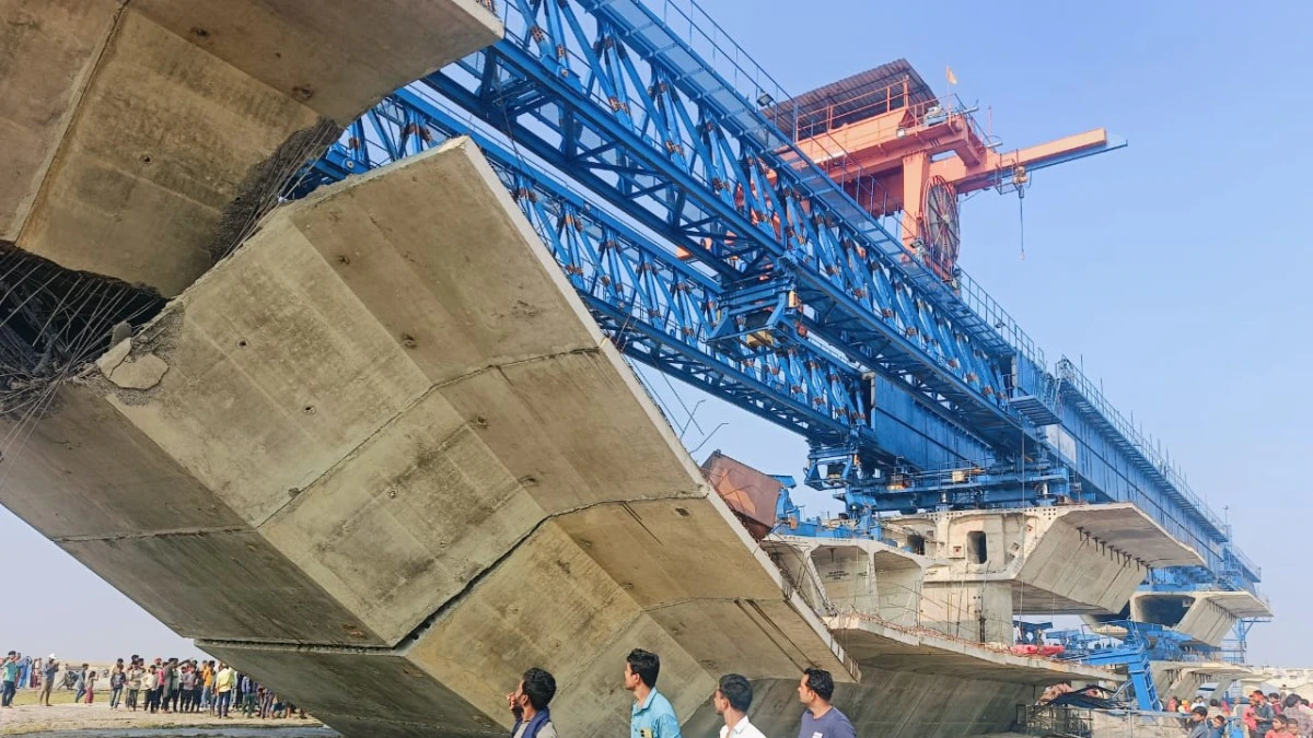 Supaul Bridge Accident, Bridge Collapsed