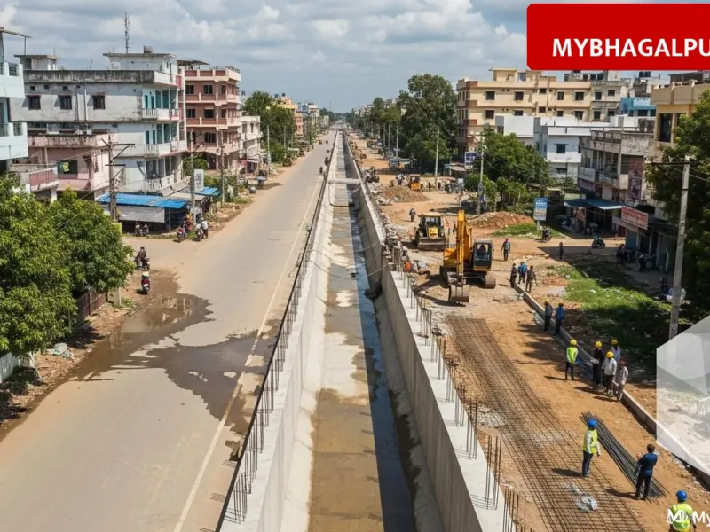 भागलपुर को जलजमाव से मिलेगी मुक्ति, हंसडीहा रोड पर बनेगा 3 किलोमीटर लंबा नाला