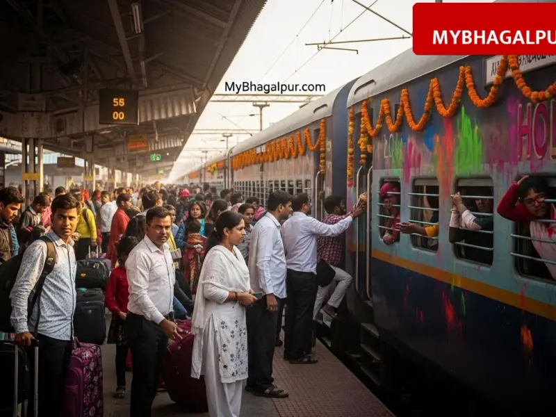 Holi Special Train: भागलपुर से दिल्ली का किराया हमसफर से भी महंगा, यात्रियों की जेब पर बढ़ा बोझ