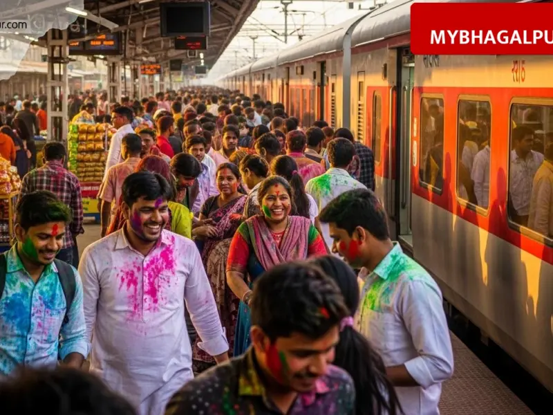 Holi Special Train: भागलपुर से दिल्ली और मुंबई के लिए 19 नई ट्रेनें, होली में घर आने की टेंशन ख़त्म