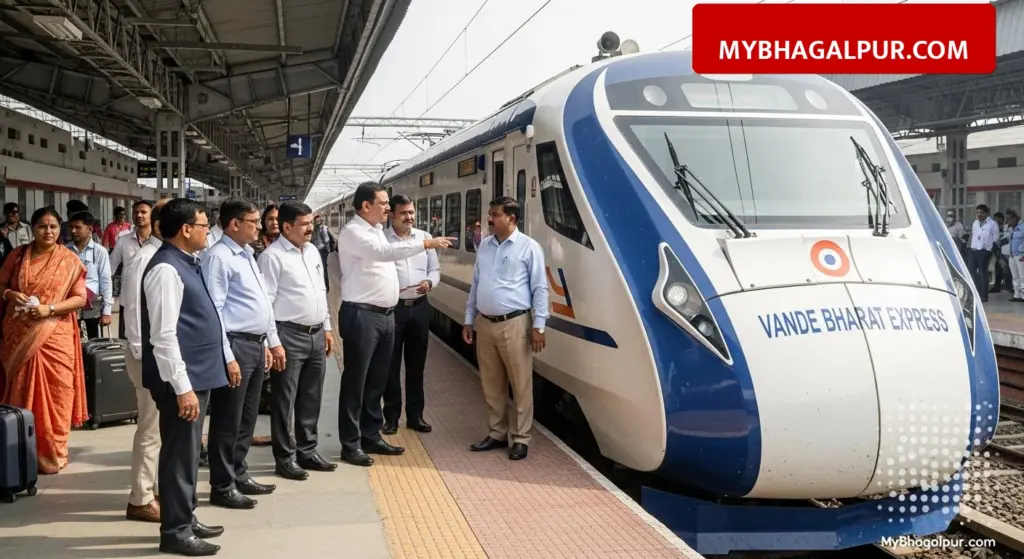 भागलपुर को मिल सकती है हावड़ा के लिए नई Vande Bharat, रेलवे जीएम ने किया स्टेशन का निरीक्षण
