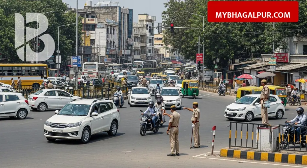 भागलपुर में ट्रैफिक और अतिक्रमण पर बड़ा एक्शन, कचहरी चौक समेत इन जगहों पर बनेंगे नए ट्रैफिक पोस्ट