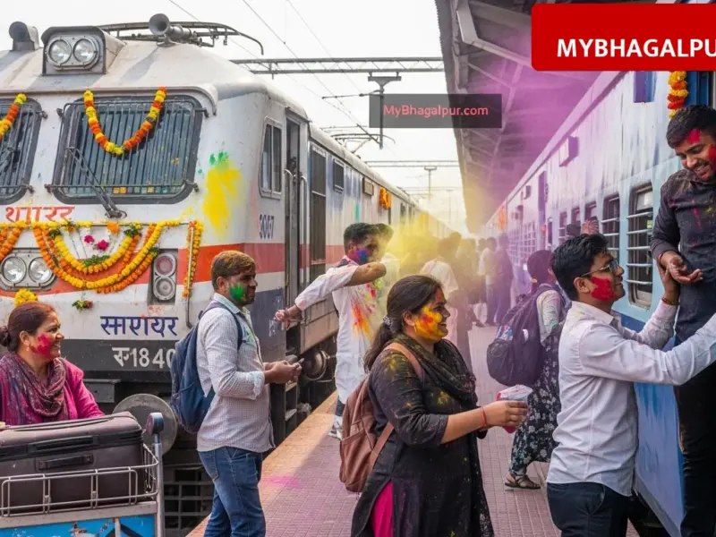 Holi 2026: होली पर भागलपुर के रास्ते चलेगी स्पेशल ट्रेन, आनंद विहार जाने वालों को मिली बड़ी राहत