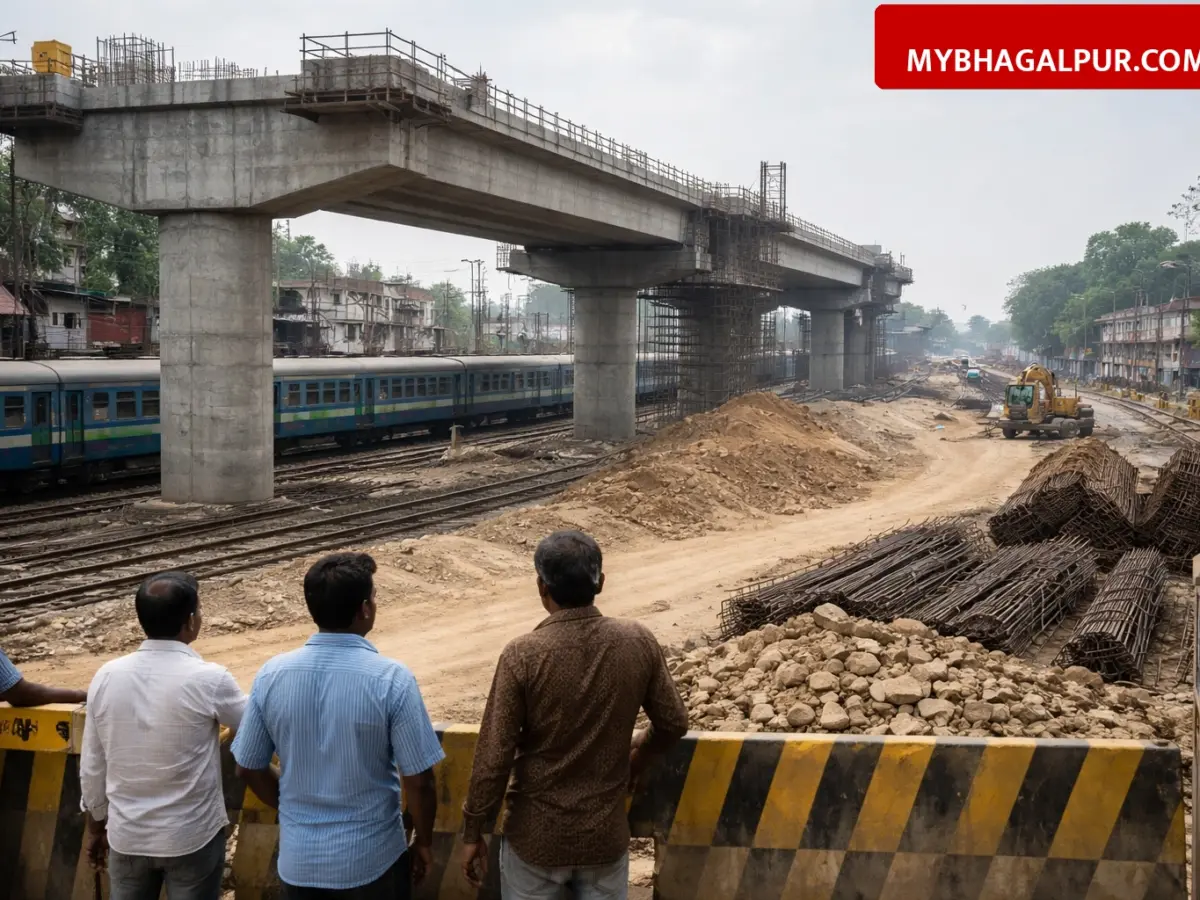 भागलपुर के भोलानाथ और गोराडीह रेल ओवरब्रिज निर्माण में फंसा पेंच, अब 2027 तक करना होगा इंतजार