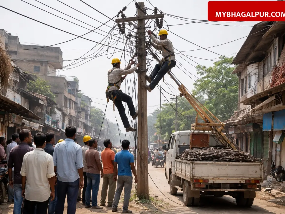 भागलपुर में बिजली की आंख मिचौनी, फॉल्ट ठीक करने में लग रहे 10 घंटे