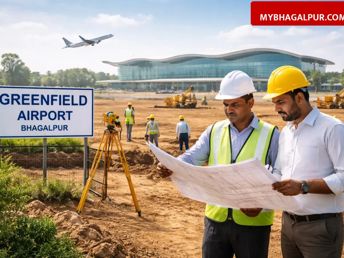 भागलपुर ग्रीनफील्ड एयरपोर्ट पर बड़ा अपडेट, 6 महीने में शुरू होगा जमीनी काम और DPR का काम अंतिम चरण में