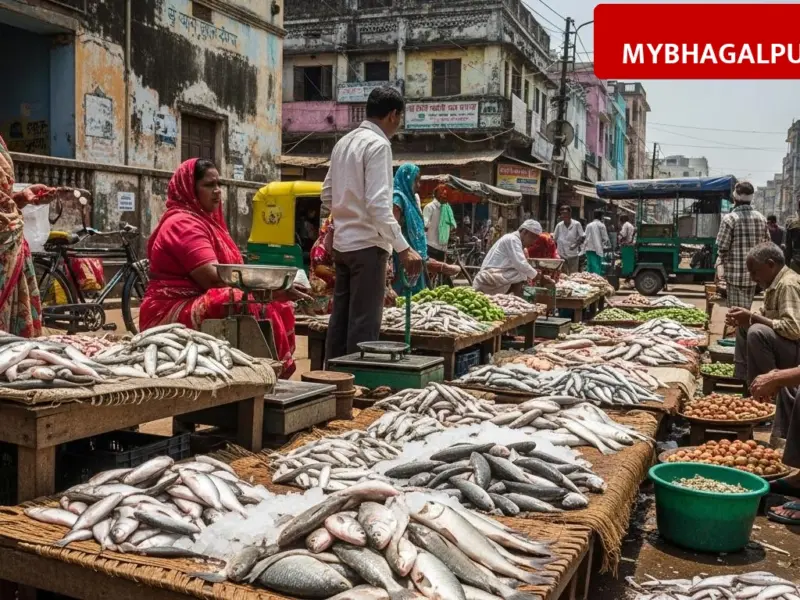 भागलपुर में खुले में मांस-मछली की बिक्री पर रोक बेअसर, नगर निगम ने अब तक नहीं दिया एक भी लाइसेंस