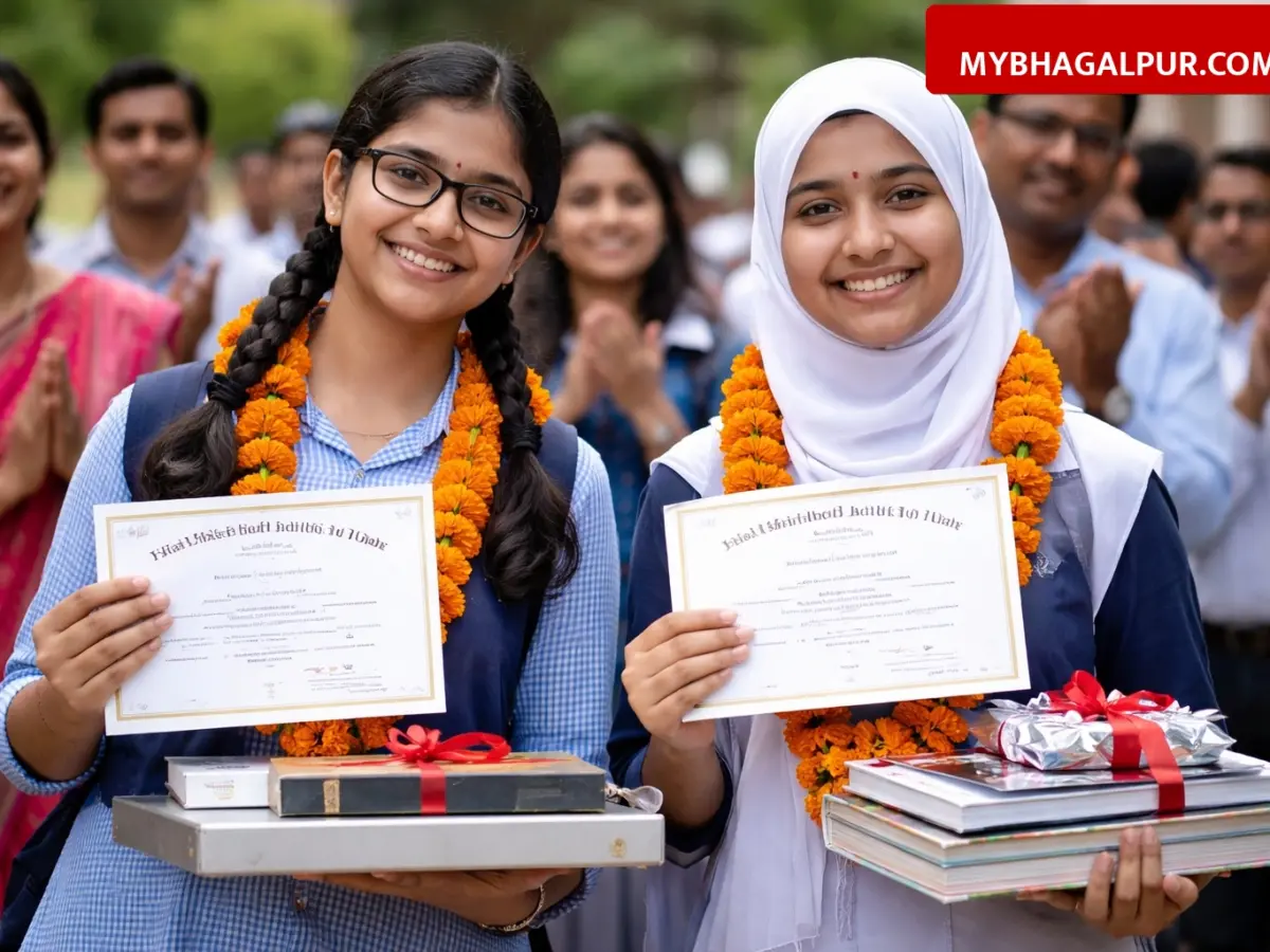 Bihar Board 10th Result: सिमुलतला की पुष्पांजलि और वैशाली की सबरीन बनीं स्टेट टॉपर, टॉपर्स को मिलेंगे 2 लाख और लैपटॉप