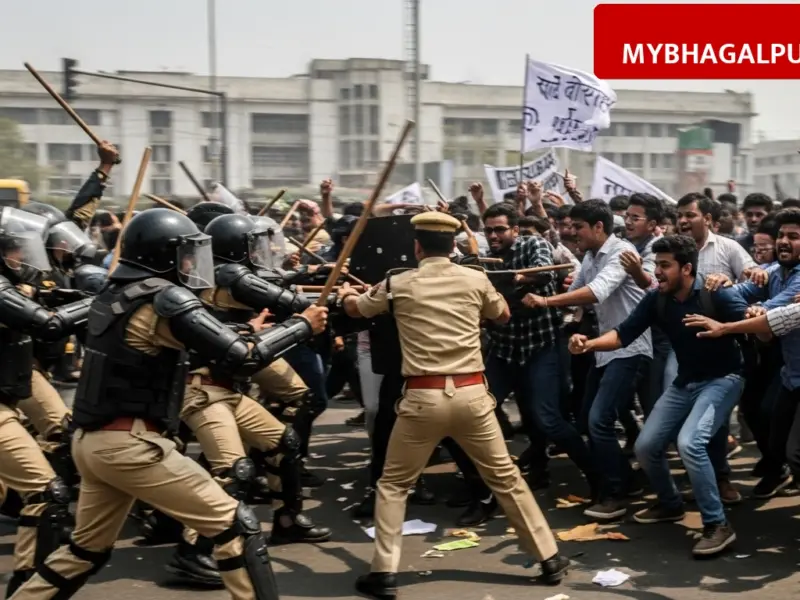 पटना में छात्रों पर पुलिस का लाठीचार्ज, 65% आरक्षण और UGC नए नियम लागू करने की मांग तेज