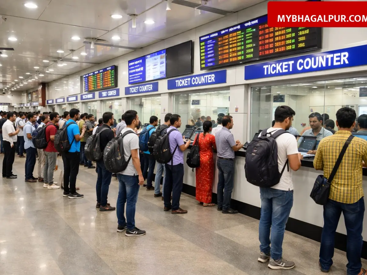 Bhagalpur Railway Station: भागलपुर स्टेशन पर अब नहीं लगेगी लंबी कतार, यात्रियों के लिए खुलेगा नया हाई-टेक काउंटर