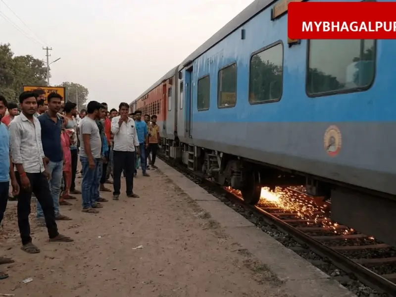 Katihar-Patna Intercity Express में टला बड़ा रेल हादसा, पहियों से निकली तेज चिंगारी